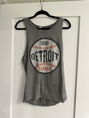 Detroit Tigers Baseball Graphic Tank Top